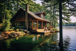 I want a small house by the lake)