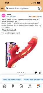 Toendi Rabbit Vibrator for Women