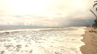 The beach