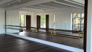 Ballet barre) Dance room