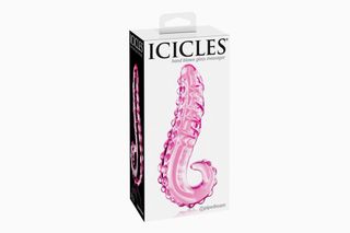 Pipedream Icicles/Crystal Dildo Glass Tentacles with Beads