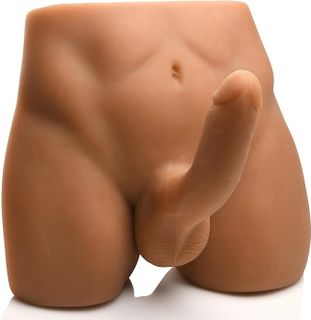 Realistic torso with anal opening
