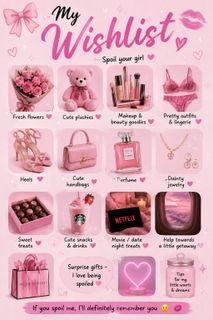 If you spoil me, I’ll definitely remember you ??