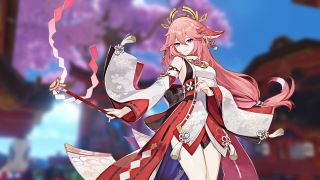 Cosplay Yae Miko from Genshin Impact