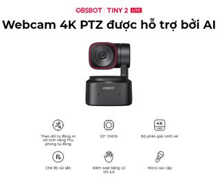 OBSBOT Tiny 2 PTZ webcam