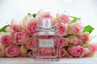 A bouquet of flowers with expensive perfume