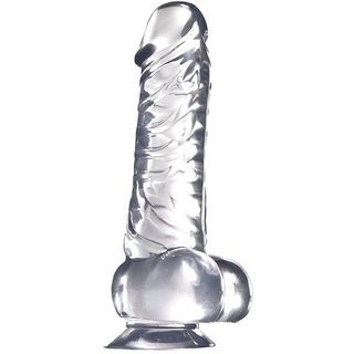 Transparent dildo