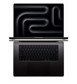 An apple laptop