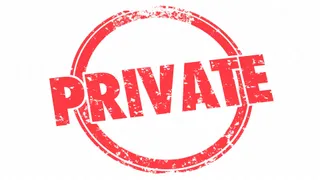 I love going to private