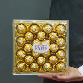 A box of Fererro Rocher chocolates