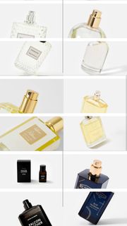 Selective perfume collection