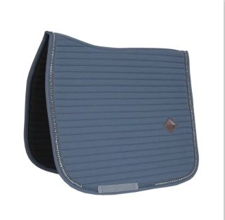 soft blue saddle pad