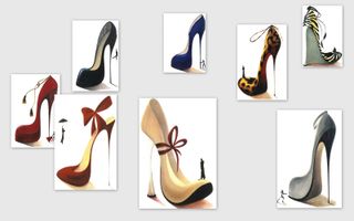 high heels