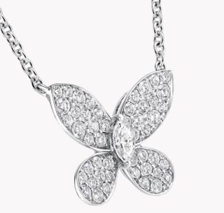 Graff Pavé Butterfly Diamond Small Pendant