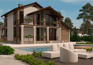 Красивый и уютный дом