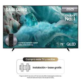 SAMSUNGTelevisor Samsung | 75 pulgadas | 4K UHD | QLED | QN75Q7FAAKXZL