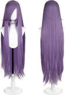 Purple long wig