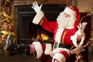 Sit on Santa's lap