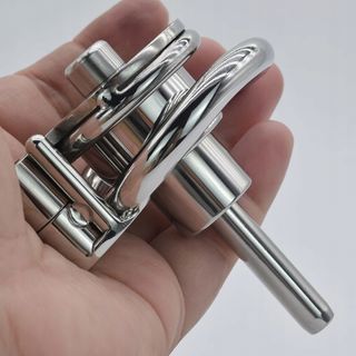 Inverted chastity cage