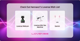 Lovense WISHLIST