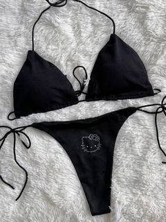Hello Kitty swimsuit with rhinestones