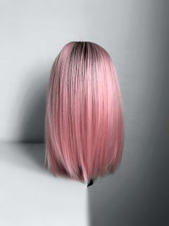 Pink wig