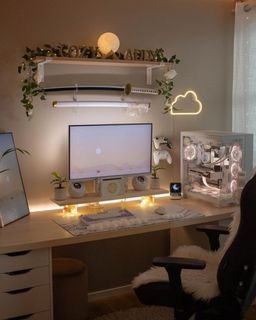 Computer + desk