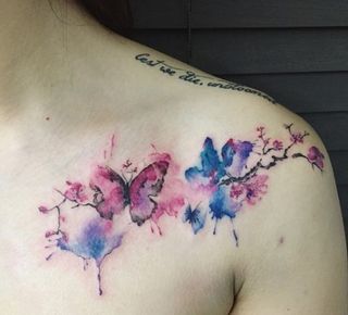 I want a watercolor tattoo