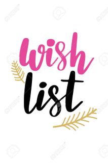 My wish list