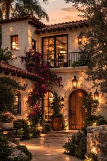 house in flowers