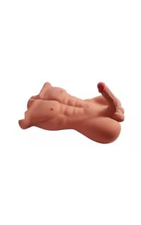 На фаллос с торсом для двойного проникновения