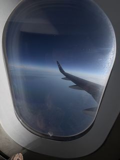 At sea