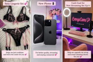 BongaCams Wishlist