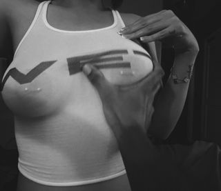 Nipple piercing)))