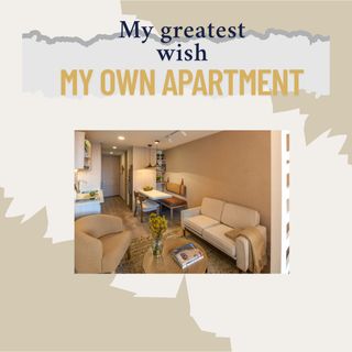 My own apartment