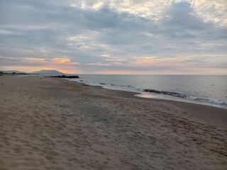 In the beach
