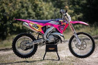 I wish a pink dirt bike