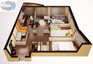three-room apartment