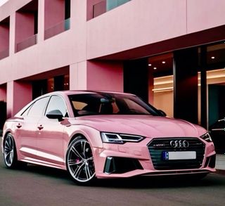 pink audi r8