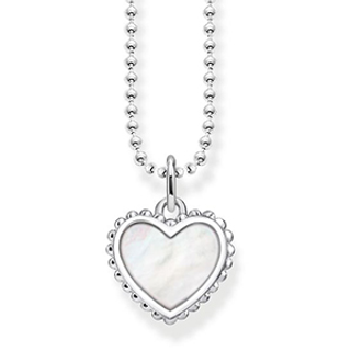 THOMAS SABO NECKLACE HEART (WHITE)