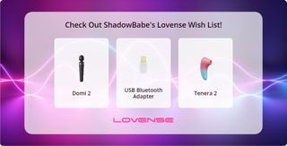 My Lovense Wishlist